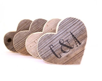 Chunky Wooden Hearts , wood Valentine heart , big wood heart , barn wood heart , chunky wood heart