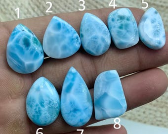 AAA+ Top Quality Natural Larimar Cabochon, Mix Shape Larimar Cabochon