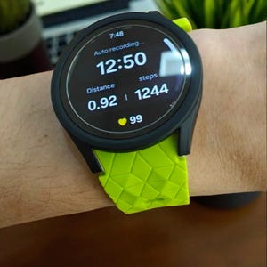 Sport Silicone Band for Samsung Galaxy Watch: Sweatproof, No-Gap Design