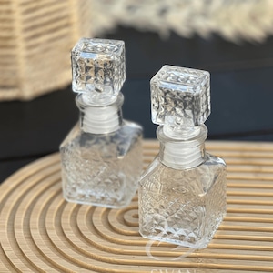 50 ml fyrkantig glasflaska ︳DIY dofter, oljor och bröllopsgåvor