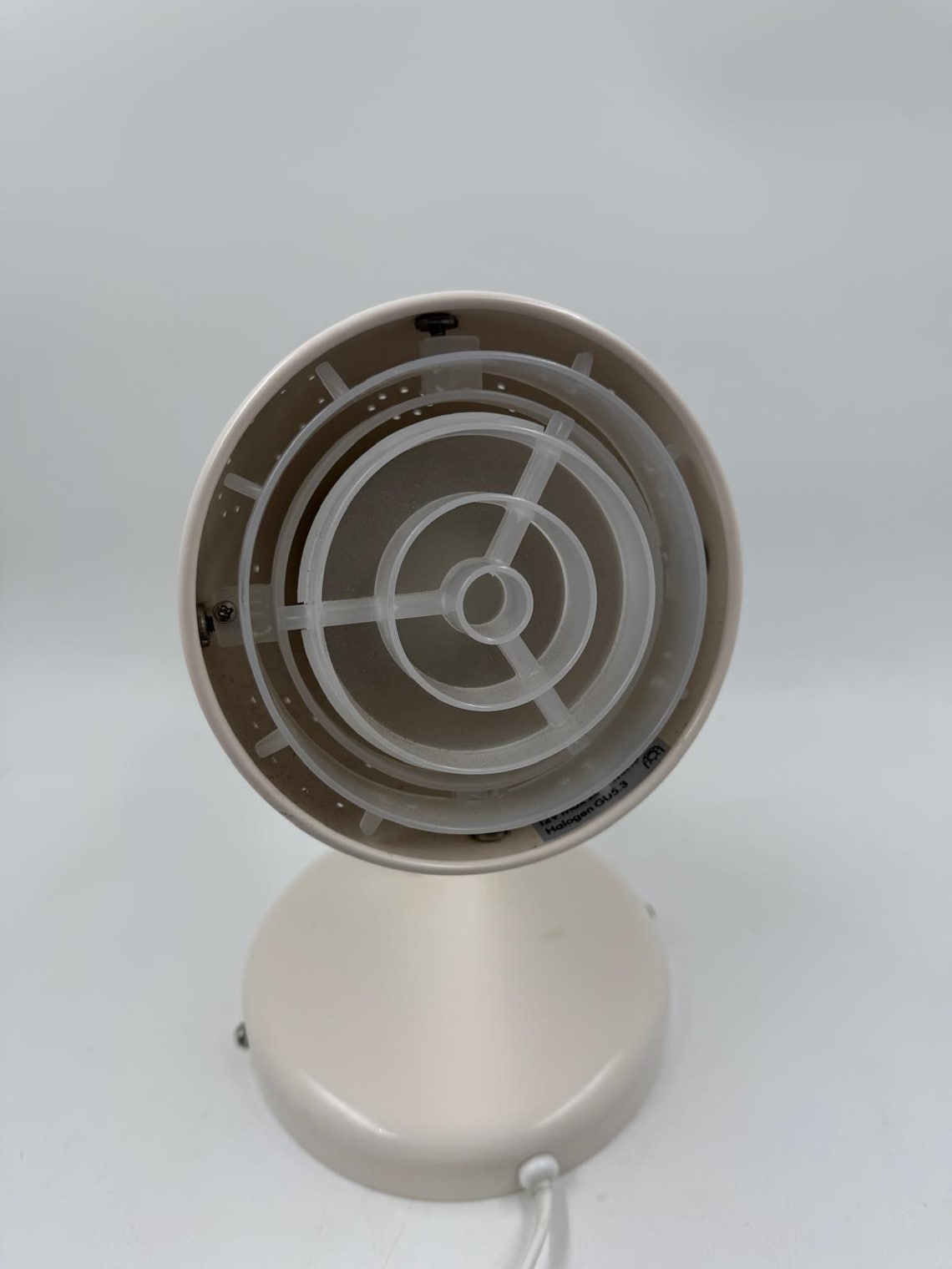 IKEA SNÖIG Table Spot Lamp – White Metal Adjustable Lamp Head Retro Design, foto 4 di 5