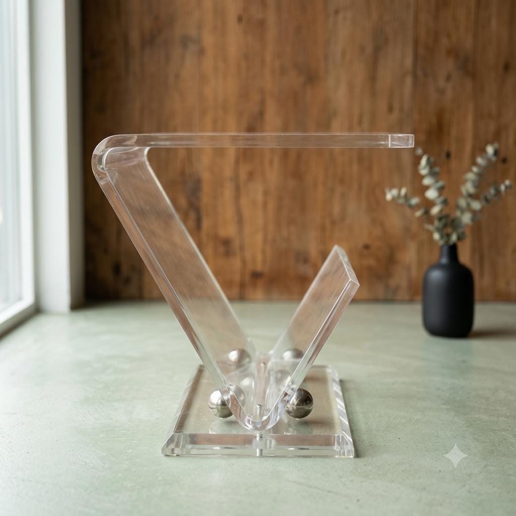 Charles Hollis Jones Lucite Table - Etsy