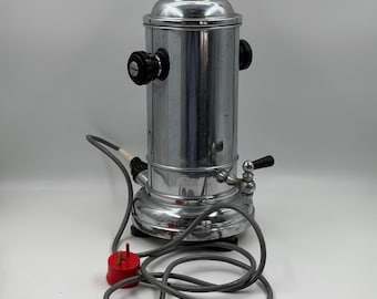 Vintage Wenta coffee percolator – chrome & glass – 1950s/60s – incl. cable – fully functional