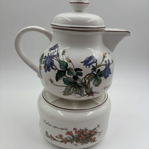 Villeroy & Boch Botanica Teapot Coffee Warmer Tealight Warmer Original Vintage