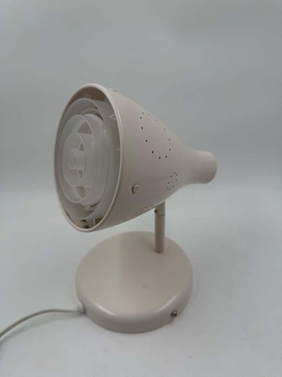 IKEA SNÖIG Table Spot Lamp – White Metal Adjustable Lamp Head Retro Design, foto 2 di 5