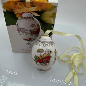 Hutschenreuther Osterei 1994 – „Die Löwenzahnkinder“ – Design Ole Winther – Limi