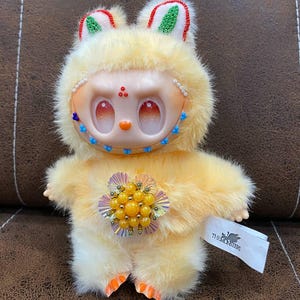 Diamond Labubu Plush Doll: Fantasy Collectible Designer Toy