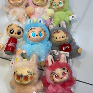 Custom Labubu Figure – Kawaii Collectible Toy – Tattoo Labubu – Fantasy Collectible Gift – Labubu – Labubu Plush Doll (Blind Box)