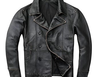 Noble House Sidewinder Motorradjacke Herren Lederjacke Biker Jacke