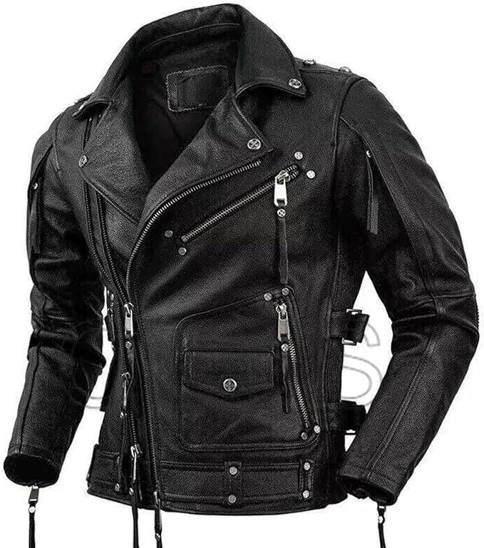Punk leather jacket - Etsy 日本
