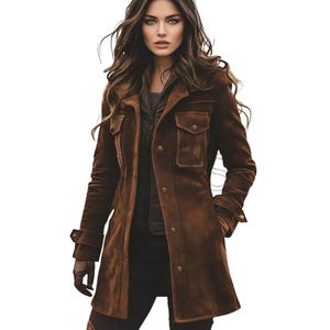 Vintage Suede Coat - Etsy