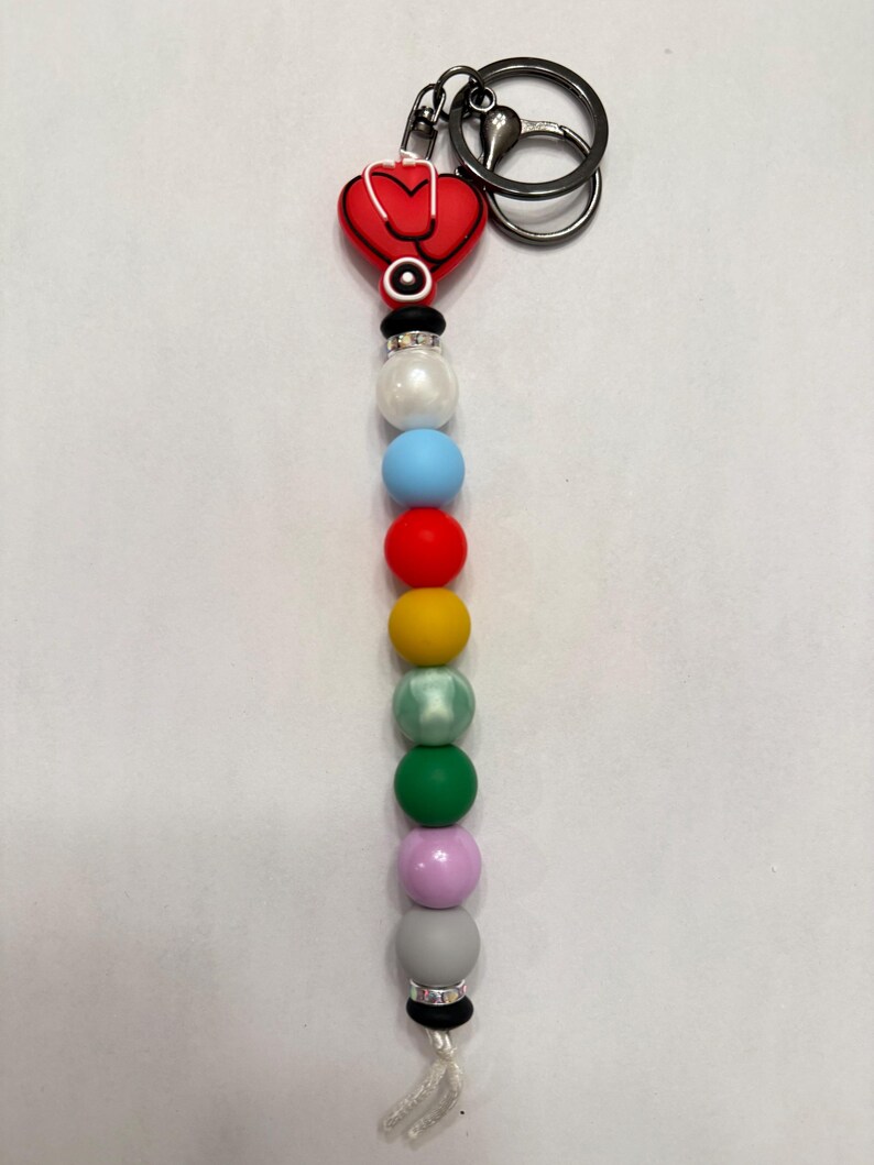 Order of Draw Reference Keychain - Stethoscope Edition - Etsy