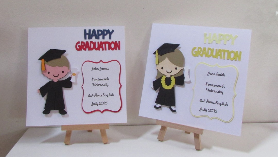 Personalised Graduation Card - Etsy