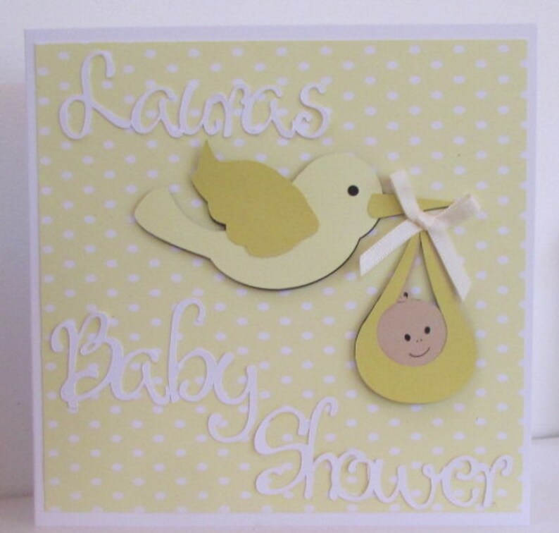 Personalised Baby Shower Card image 1