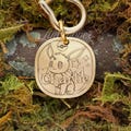 Eevee Dog Tag • Deep Engraved Pet ID • Vintage Eeveelution Brass • Bespoke Pet Gift product logo