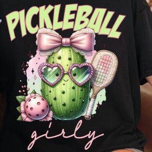 Pickleball Girly Coquette PNG, Pickleball Design, Coquette Style, Sports Lover Gift, Digital Download, Cute PNG