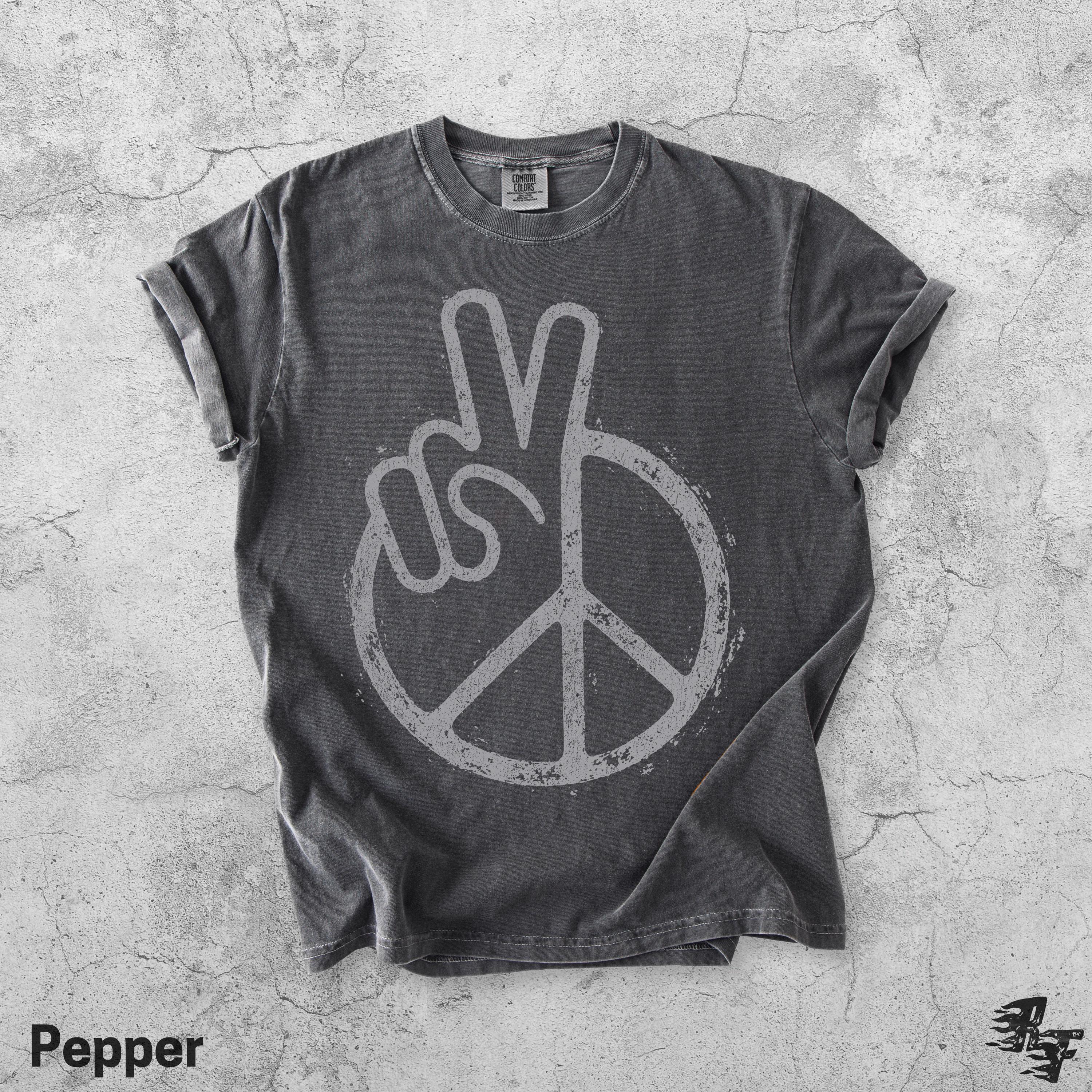 Vintage Peace Sign T Shirt - Etsy