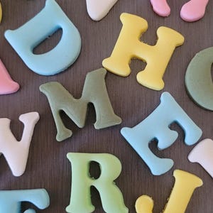 Letras de fondant personalizadas