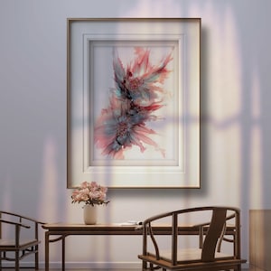 Flower wall art, printable wall art, alcohol ink print, alcohol ink art,digital art,floral wall art,abstract art,abstract, mothers day gift