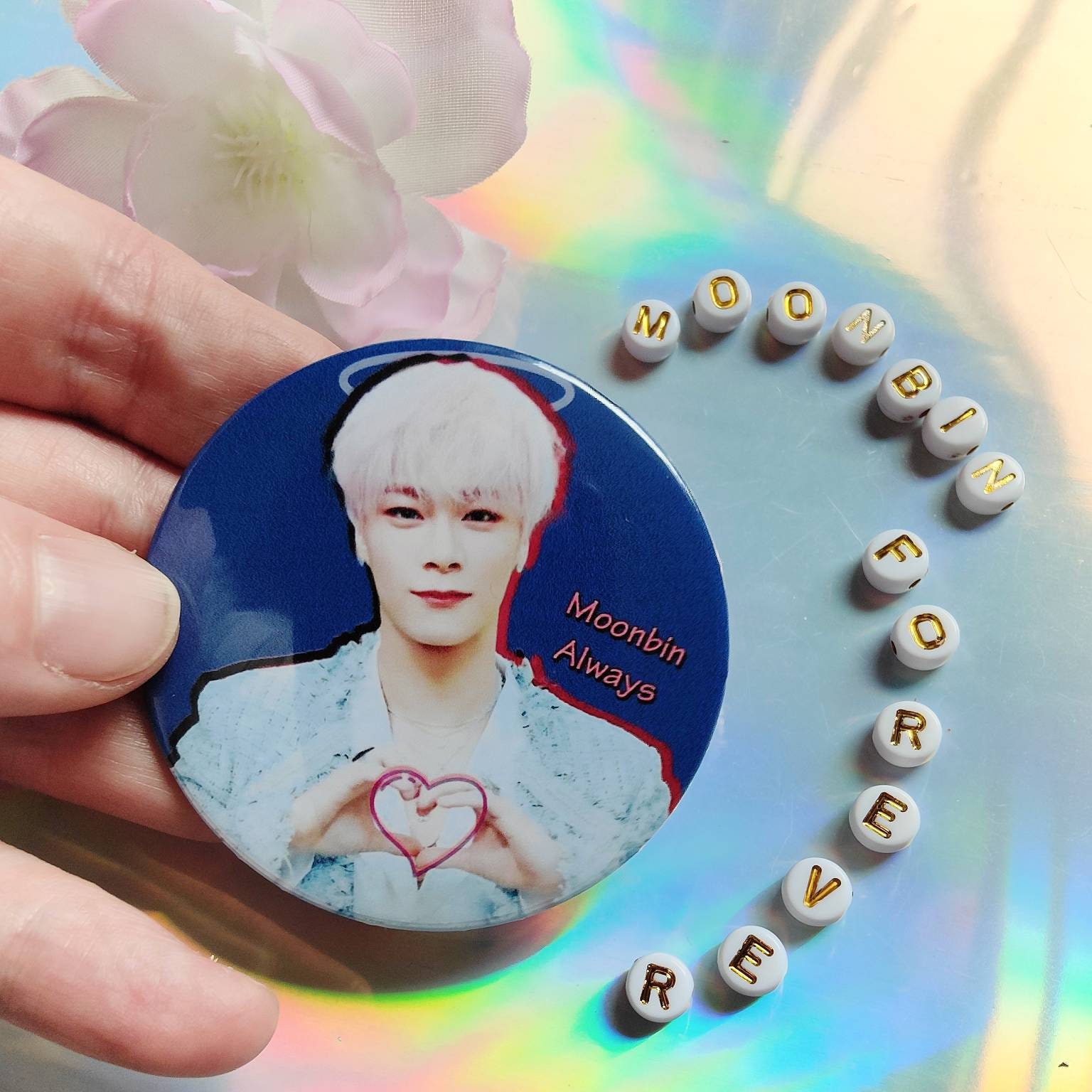 Moonbin Astro Pin Button,astro Pin,astro Badge,moonbin,kpop Badge