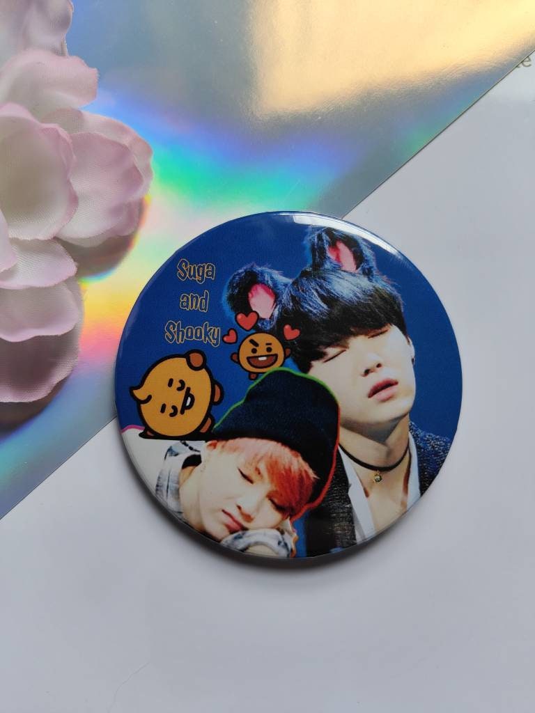 Bt21 Shooky,agust D,suga,bts Suga Pin,shooky Pin,min Yoongi