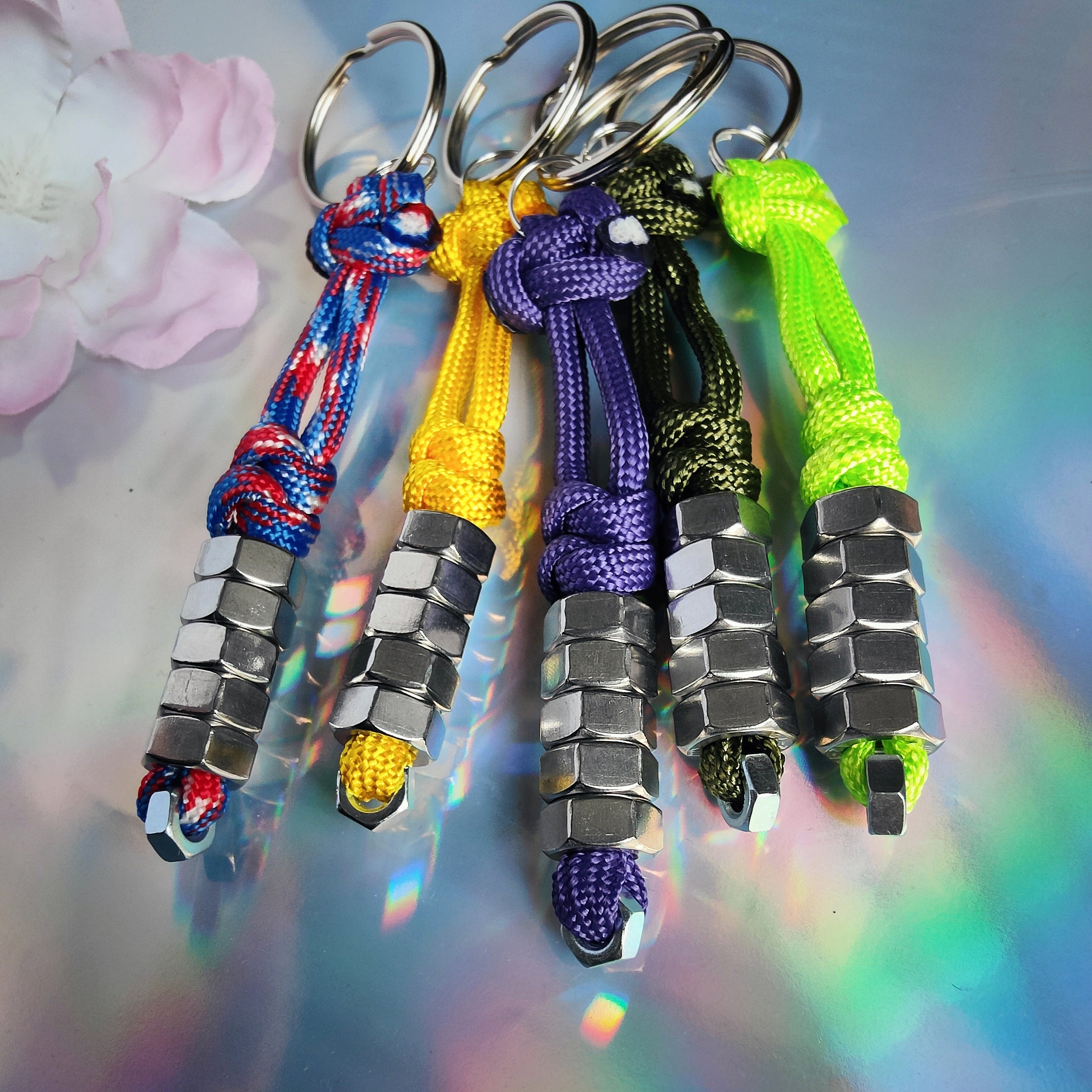 Sensory Mini Fidget Keychain, Paracord Fidget,pocket Fiddle, Anxiety ...