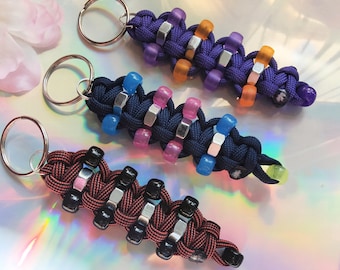 Paracord fidget,sensory keychain,paracord keyring,anxiety relief,antistress fidget,sensory toy,ADHD help,anxiety relief,autism stimming toy