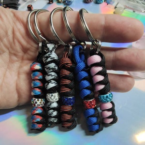 Unisex paracord keychain,snake knot keyring, paracord keyring, paracord keychain,knotted key fob, paracord key tag,snake paracord tag