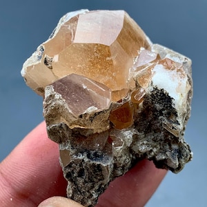 57g Natural Topaz Crystal on Matrix – Collectible Mineral Specimen from Pakistan