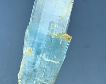 27g Rare Natural Aquamarine Crystal Terminated Gemstone Specimen from Pakistan
