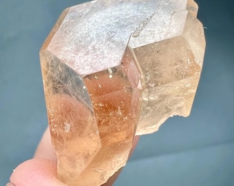 原石トパーズ結晶 – 天然鉱物標本 – ブラジル産 – 本物、鑑定書付き