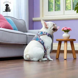 Adjustable Reflective Dog Harness - No-Pull Step-In Pet Harness for Small to Large Dogs - Breathable Design for Comfort & Control
