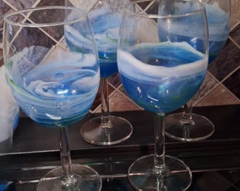 Ocean Wave Weingläser - 2er Set