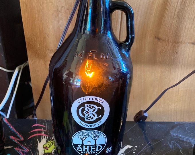 Otter Creek Brewing and Shed Brewing  growler nightlight