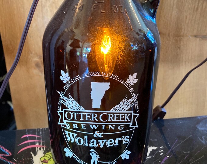 Otter Creek  Brewing & Wolavers Growler Night Light
