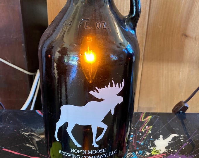 Hop’N Moose Brewing Growler Night Light