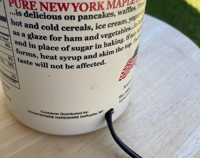 New York syrup lamp base night light size