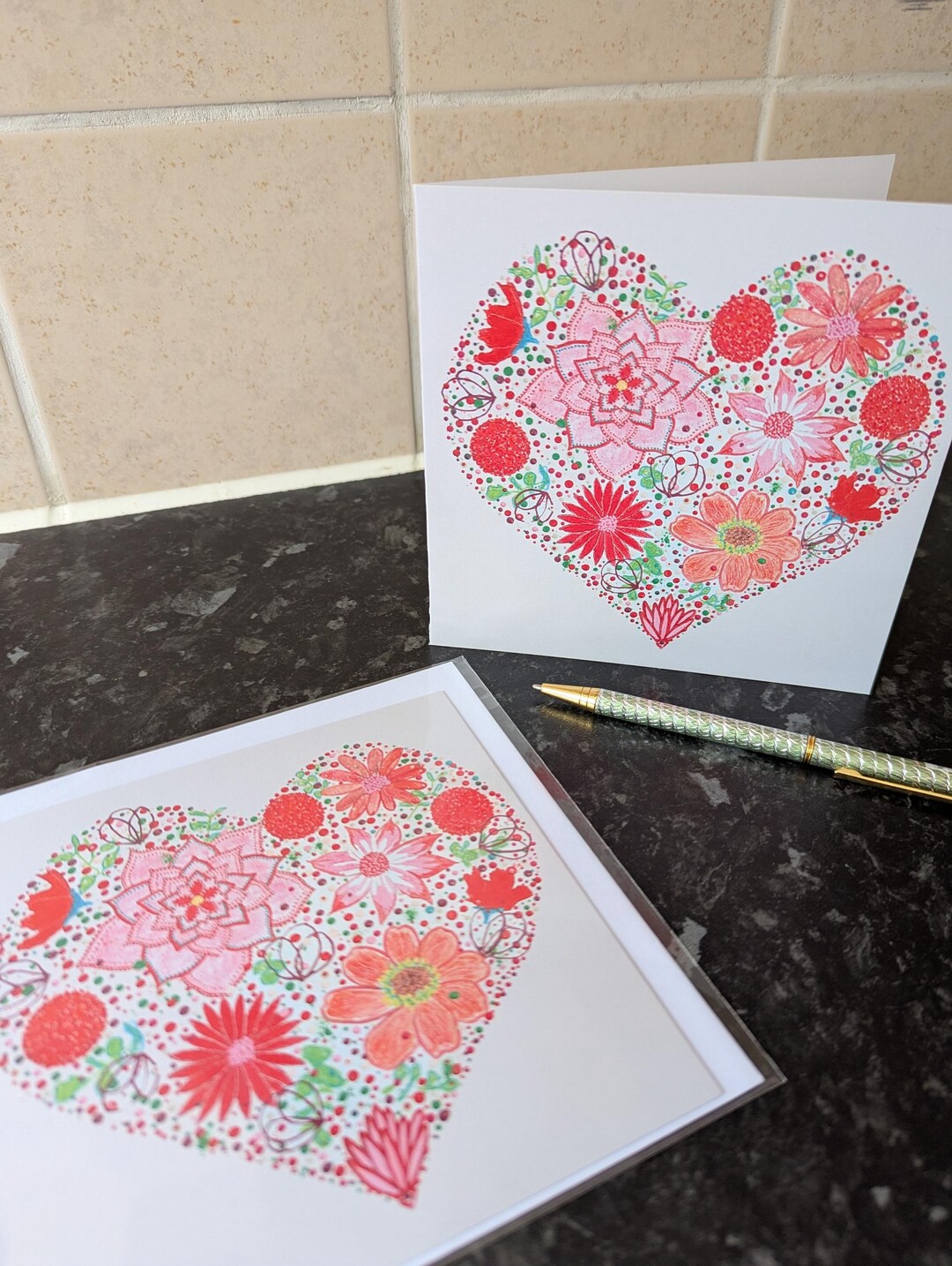 Ruby Ann Card Ruby Anniversary Card: 40th Wedding Anniversary Card for Mum and Dad ...