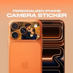 Personalized iphone Camera Sticker art | Waterproof Vinyl Decal