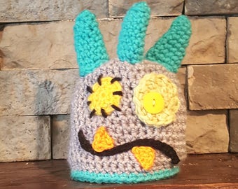 Monster Hat - Made To Order - You Choose Colors