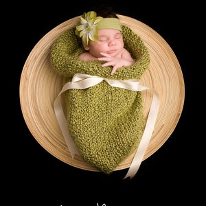 Newborn Baby Cocoon You Choose Color image 4