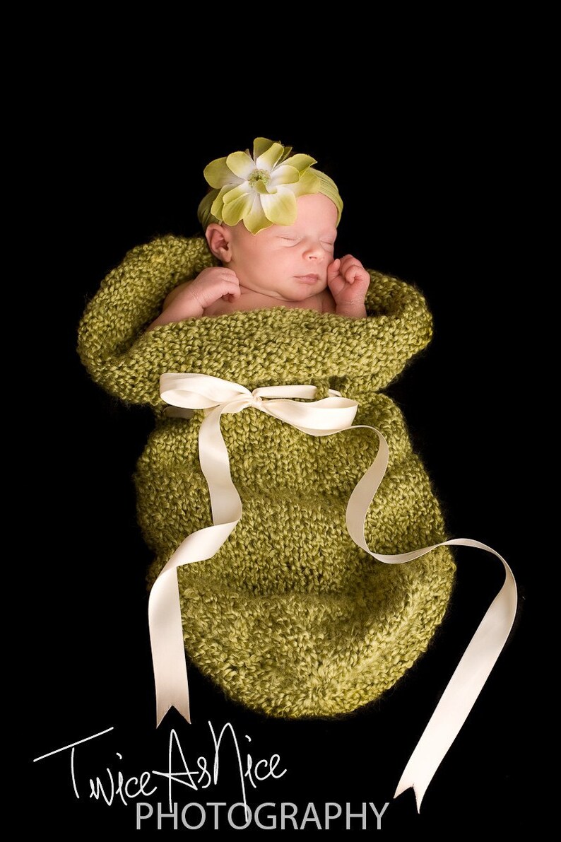 Newborn Baby Cocoon You Choose Color image 2