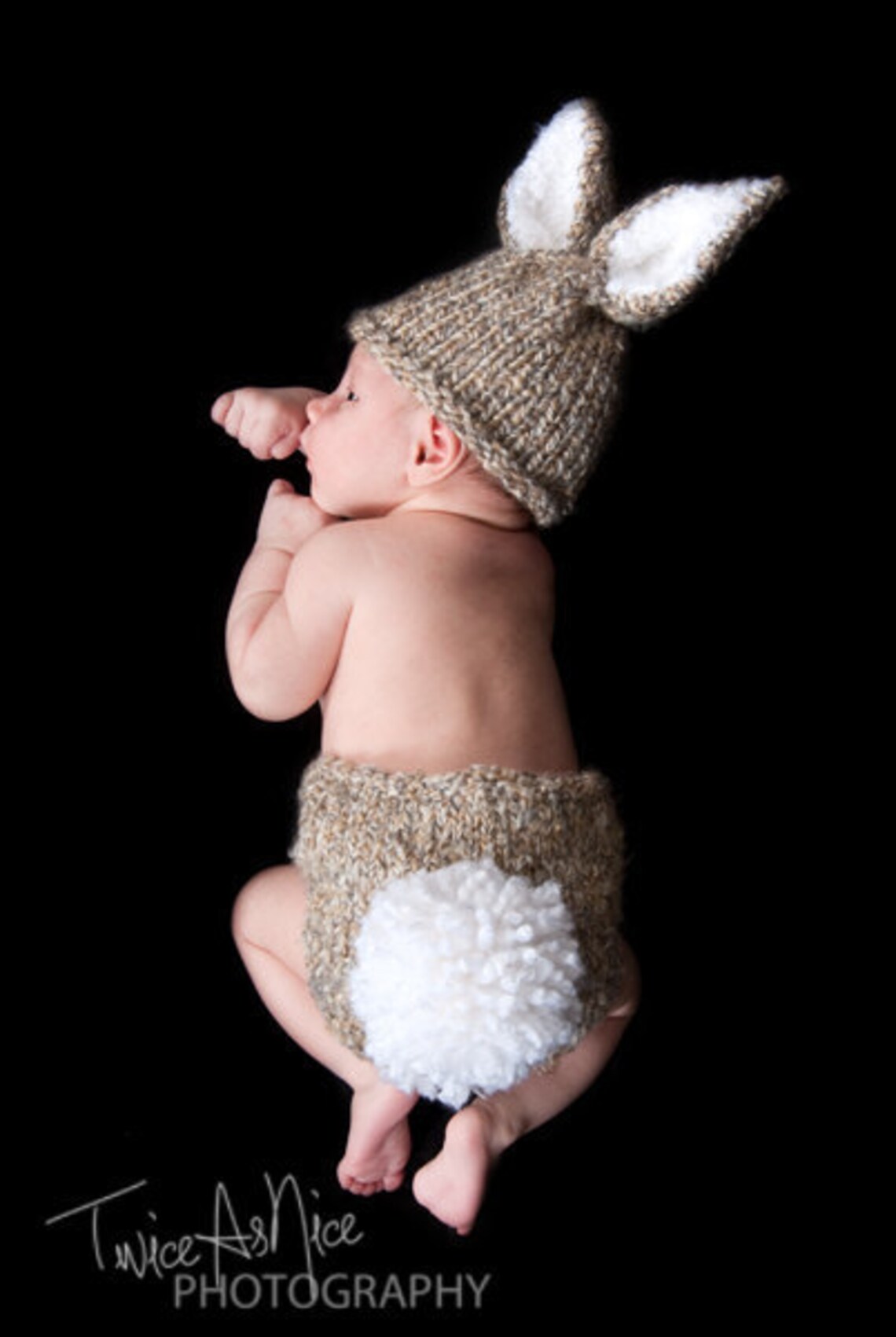 Newborn Bunny Diaper Cover Set Etsy