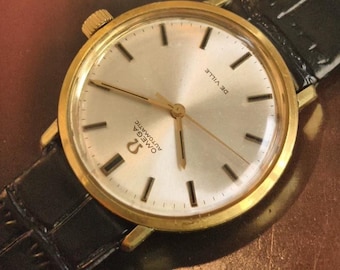 Vintage 1968 Omega De Ville Automatic Watch, Cal. 552, Gold Plated, Ref. 165.033