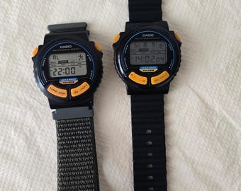 Vintage Casio JC-11 JOG&WALK Watch 90s Running Calorie Sports Watch