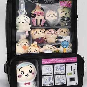 Ita-Tasche im Greifautomaten-Stil, großer Puppen-Display-Rucksack für Anime-Sammlerstücke