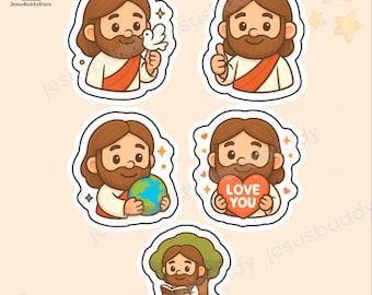 Sticker Set: Christian Faith Bible Journal Art (PNG, 300 DPI),Customization Fees (Alternative)
