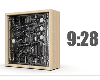 Industrial Desk Clock, Creative Ball Clock, Mechanical Style