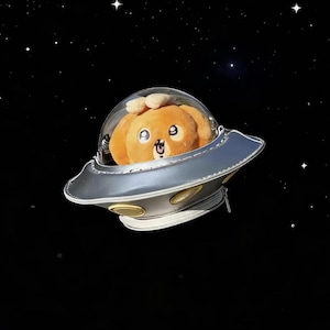 UFO Spaceship Ita Bag for Plush Dolls and BJD Figures