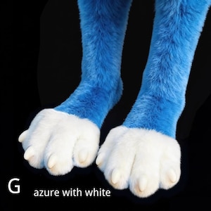 Furry Paw Socks,Fursuit Feetpaws, Long or Short,Indoor Cosplay, Multiple Colors, Plus Size